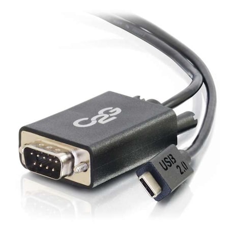 USB 2.0 USB-C TO DB9 Serial RS232 Adapter Cable
